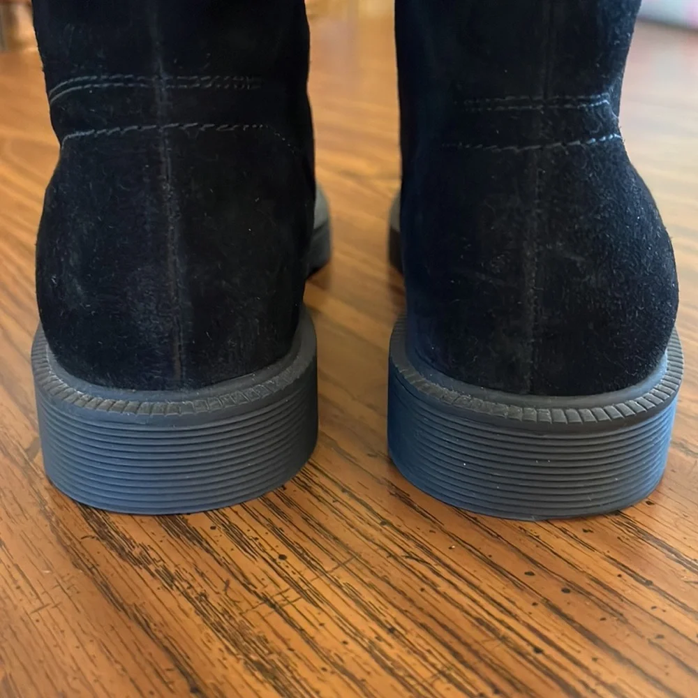 Water Repellent Shearling Fur Vince Hayes 2 Lace-up Hiker Boots Size 6.